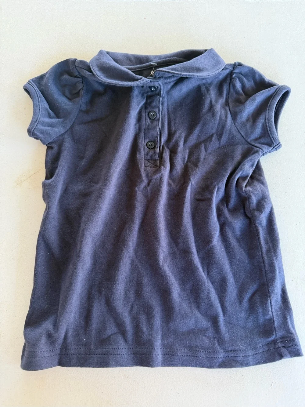 Gymboree Girls Uniform Ruffle Polo